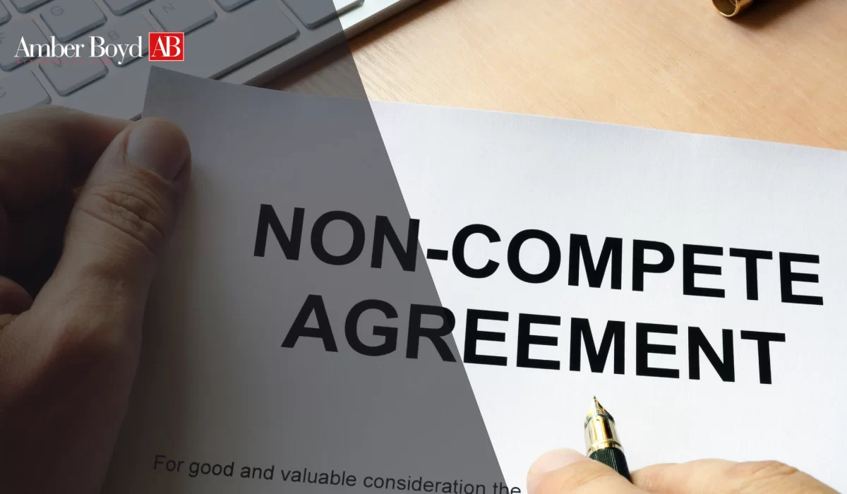 Indiana physician employment attorney reviewing medical practice non-compete contract with doctor